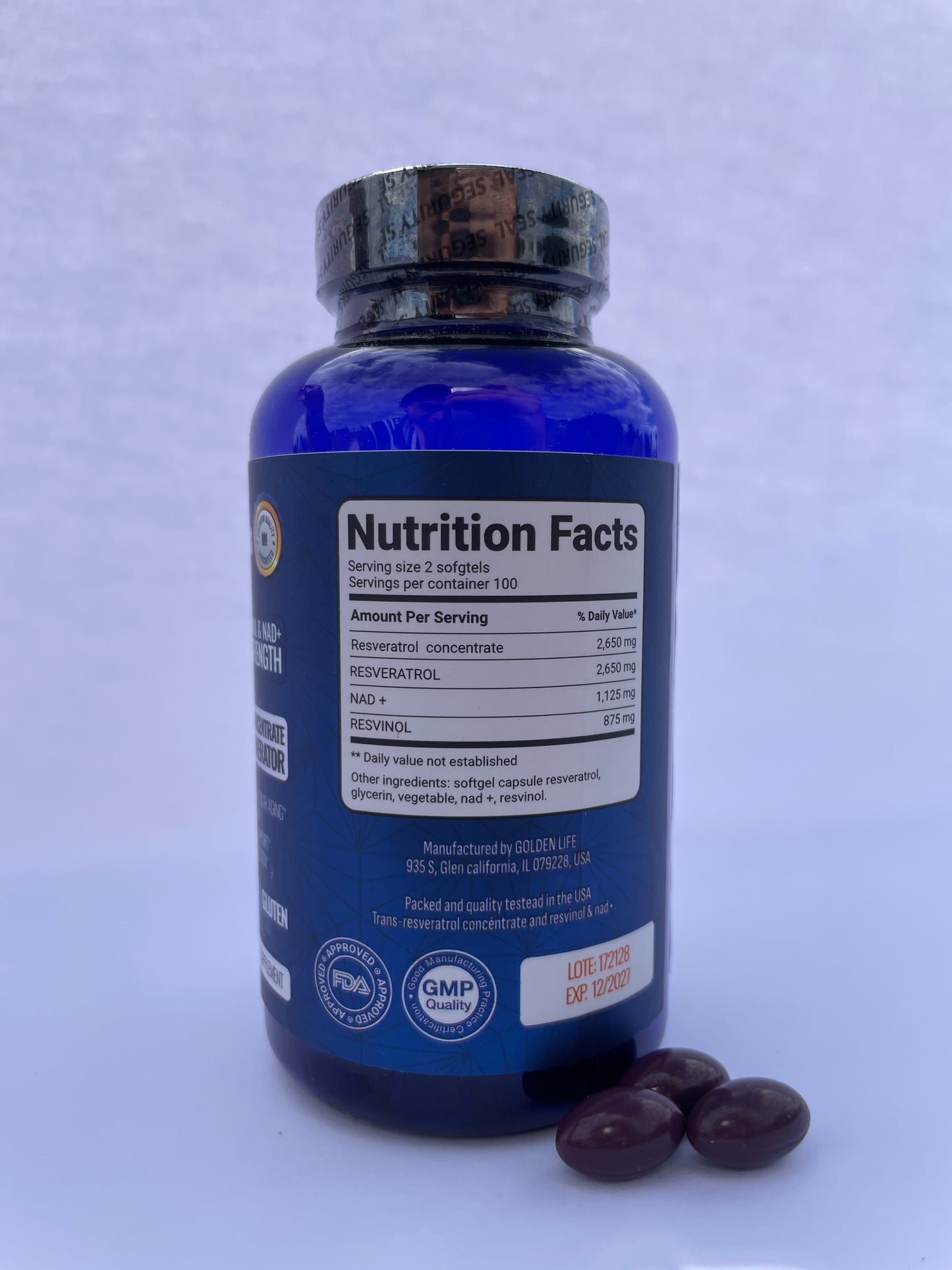 Resveratrol Élite - Belleza y Juventud Celular